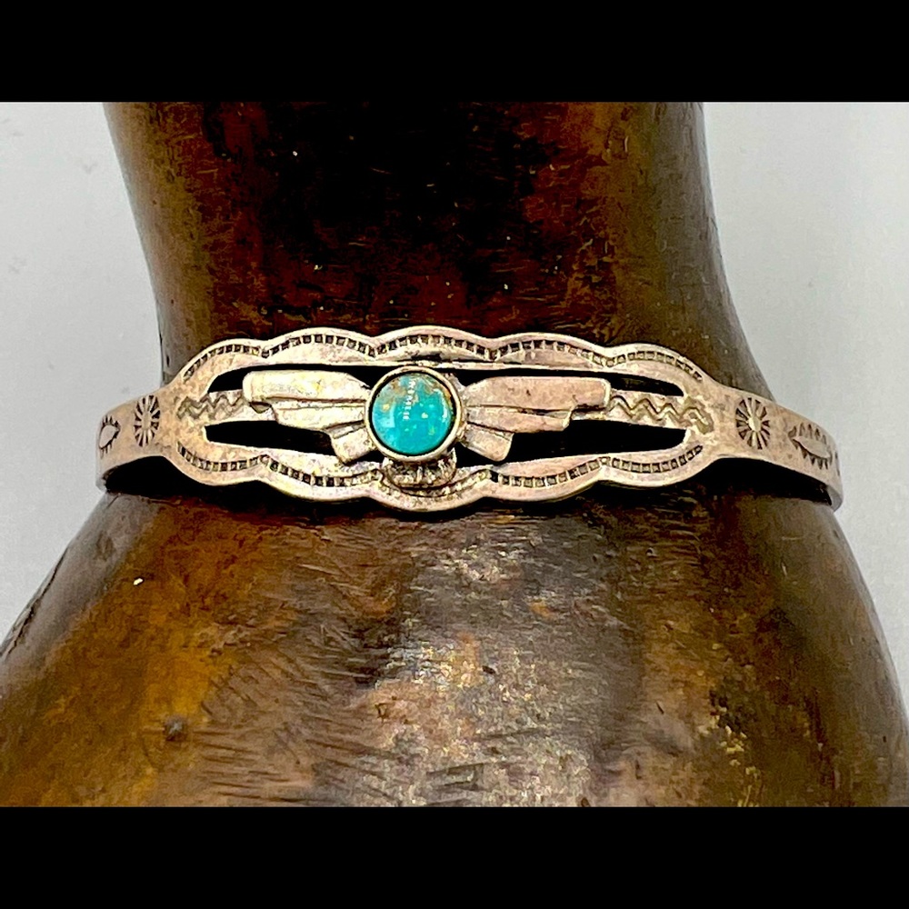 Sterling Navajo Bracelet for Child